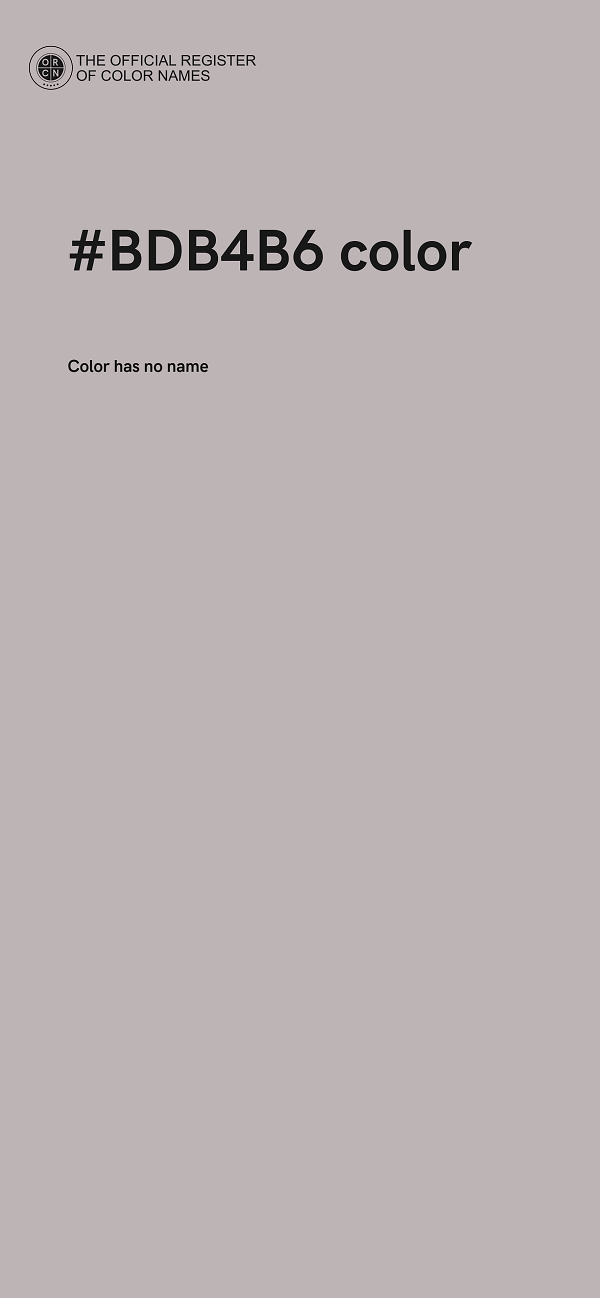 #BDB4B6 color image