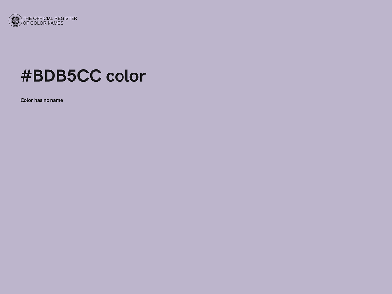 #BDB5CC color image