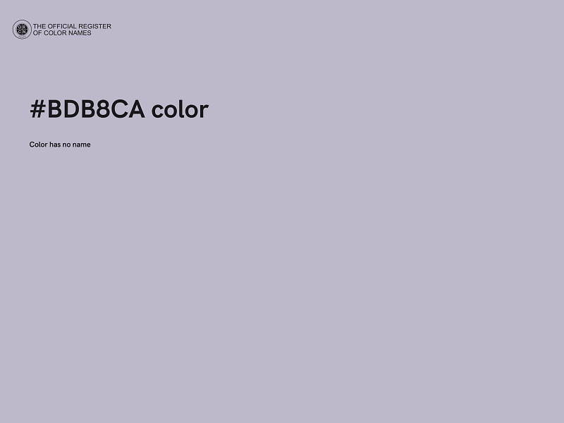 #BDB8CA color image