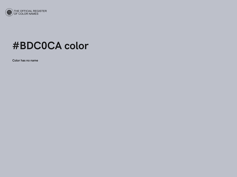 #BDC0CA color image