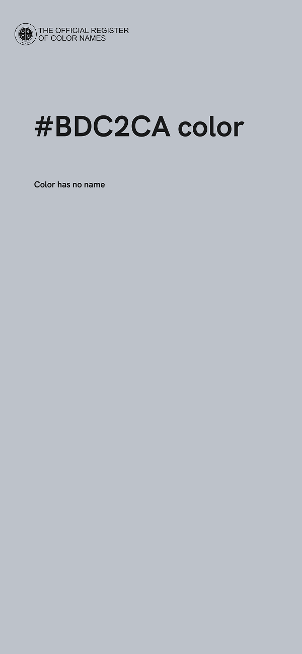 #BDC2CA color image