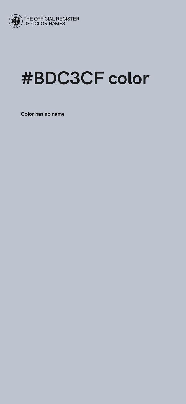 #BDC3CF color image