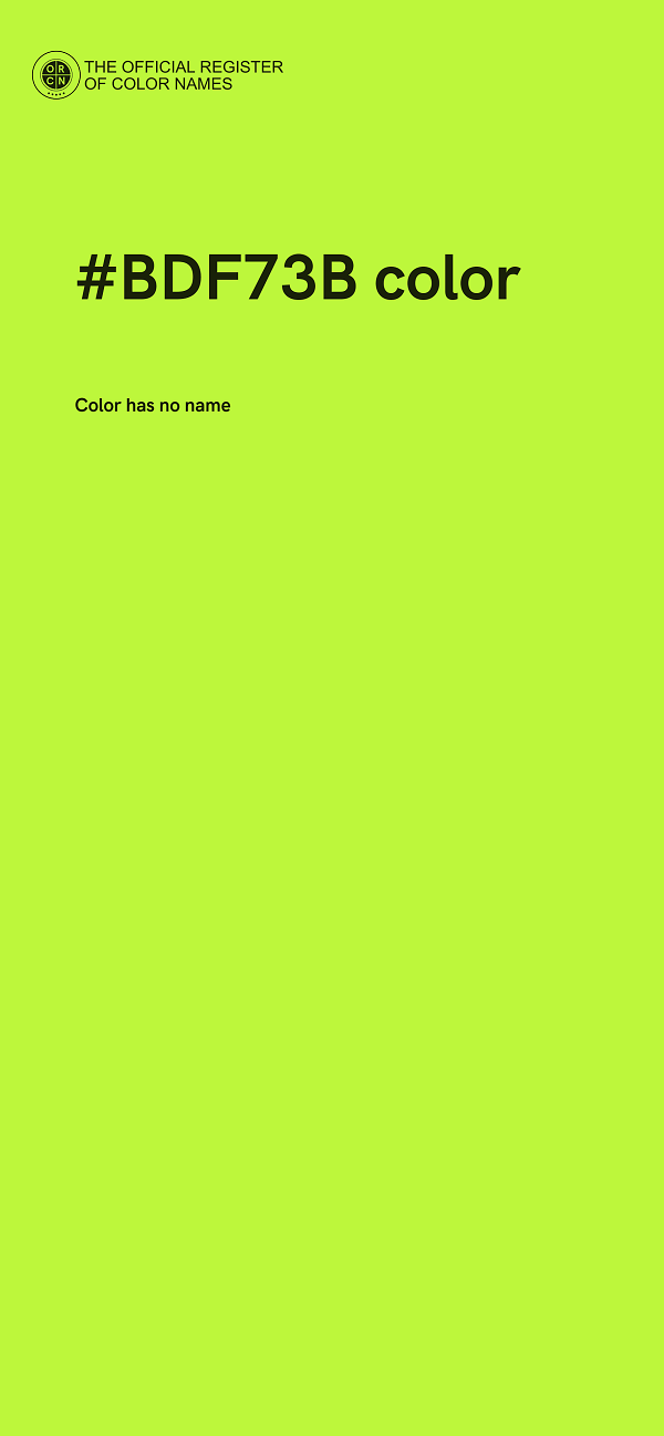 #BDF73B color image