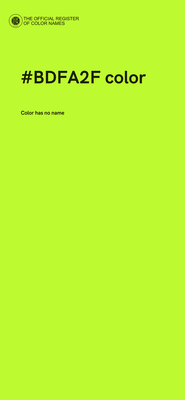 #BDFA2F color image