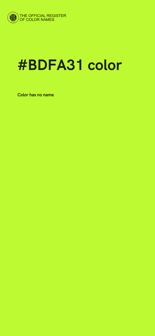 #BDFA31 color image
