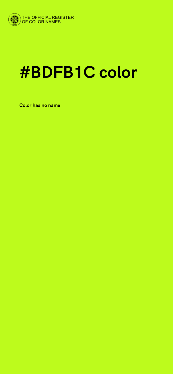 #BDFB1C color image