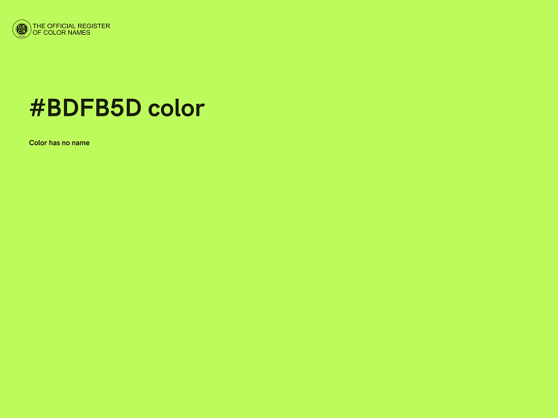 #BDFB5D color image