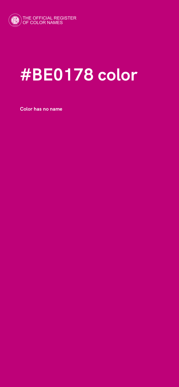 #BE0178 color image