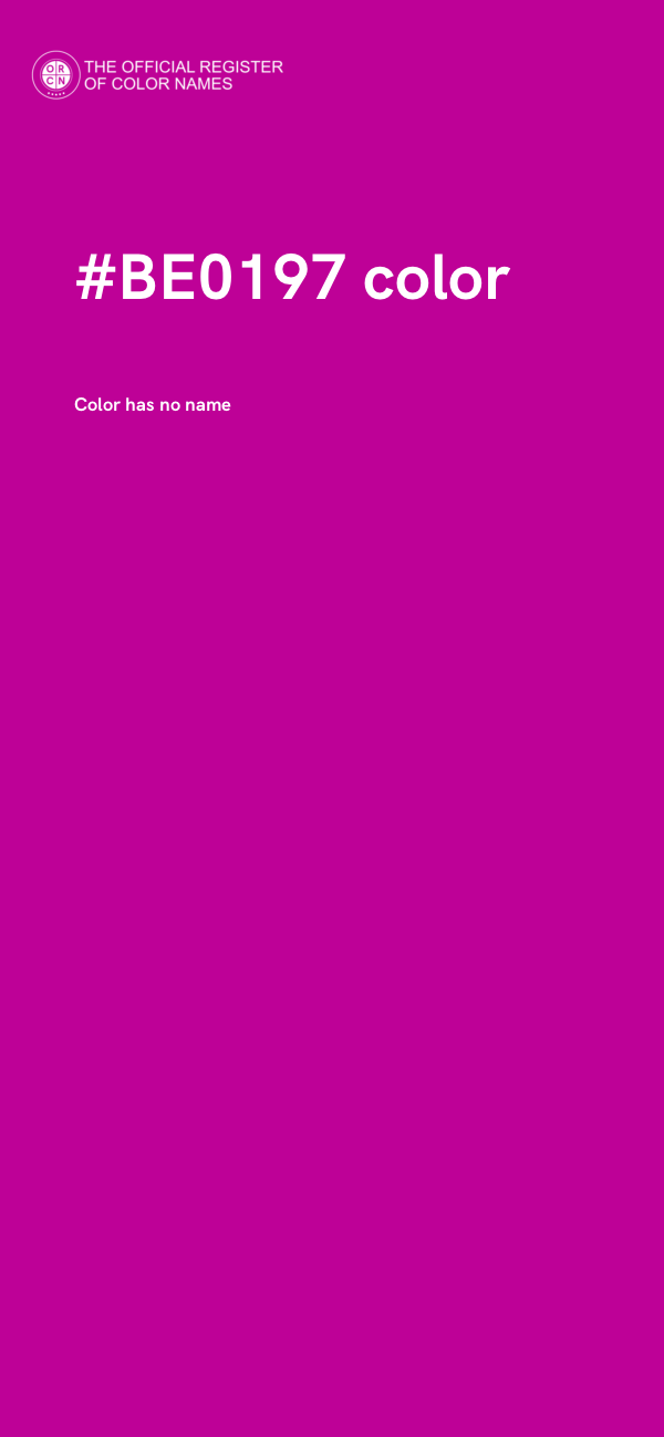 #BE0197 color image