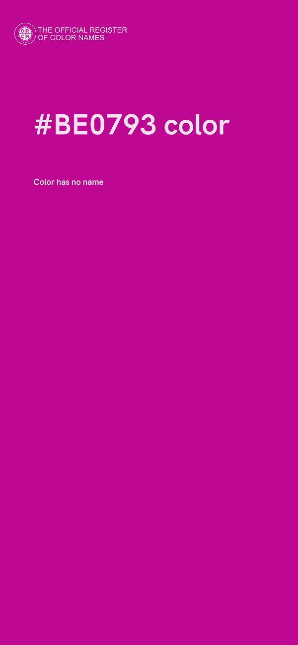 #BE0793 color image