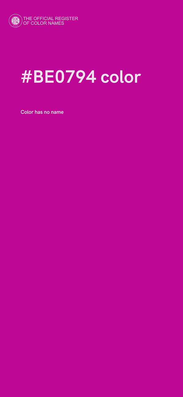 #BE0794 color image