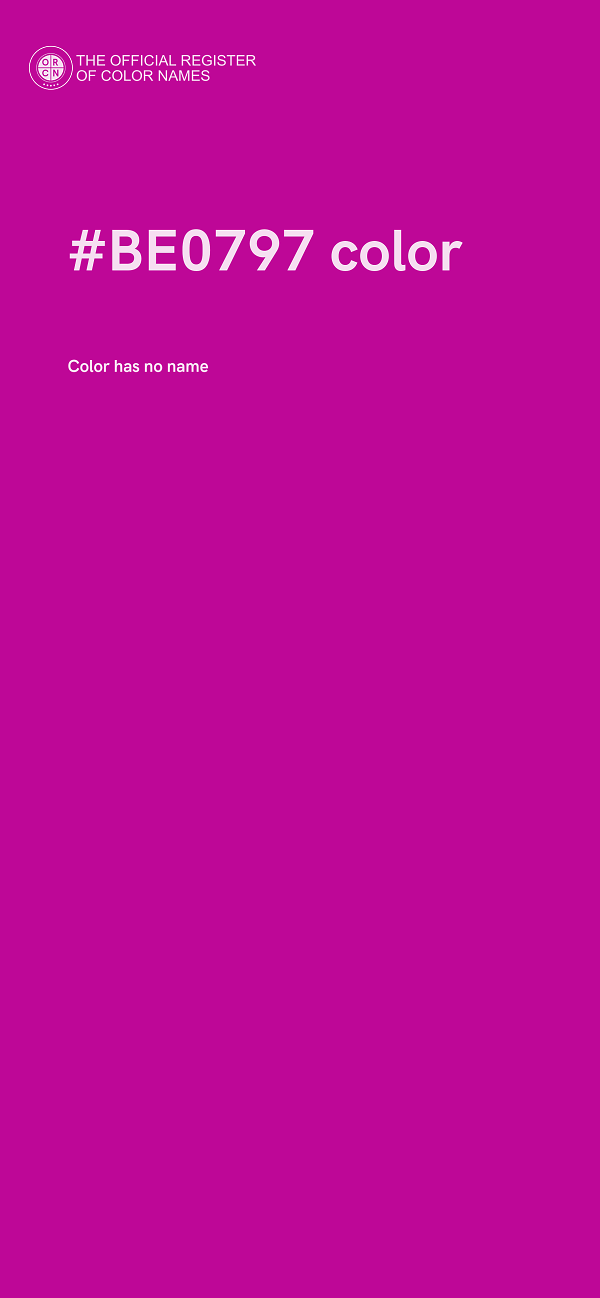 #BE0797 color image
