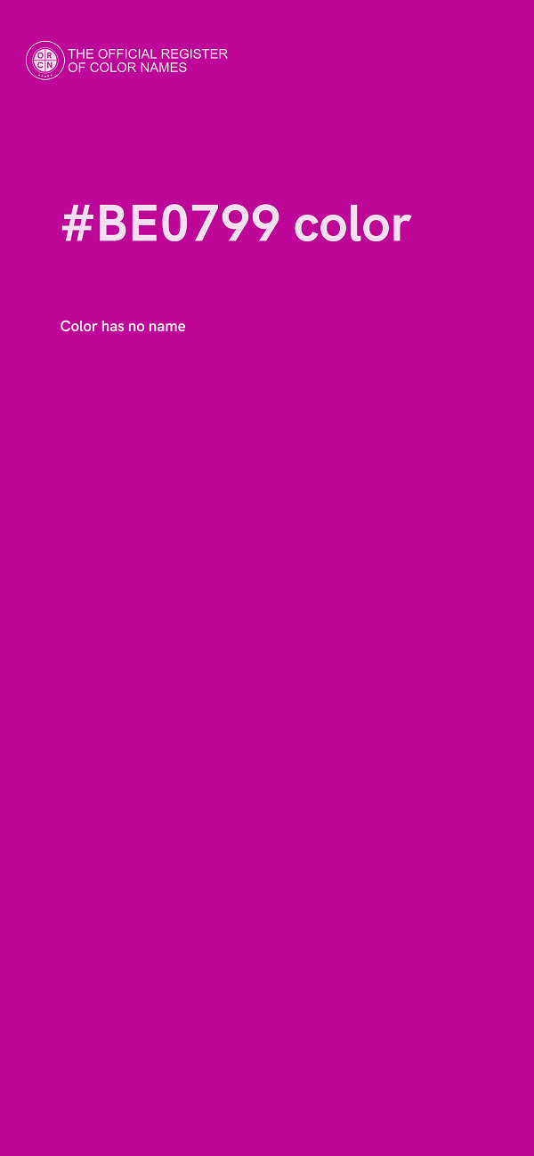 #BE0799 color image
