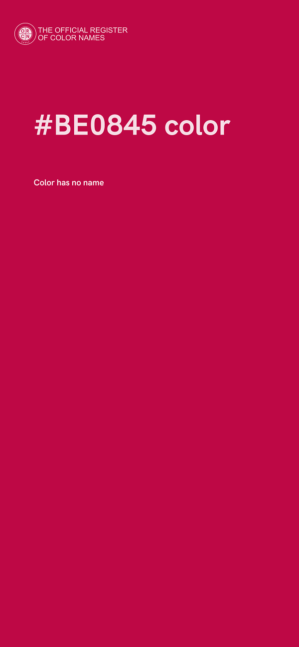 #BE0845 color image