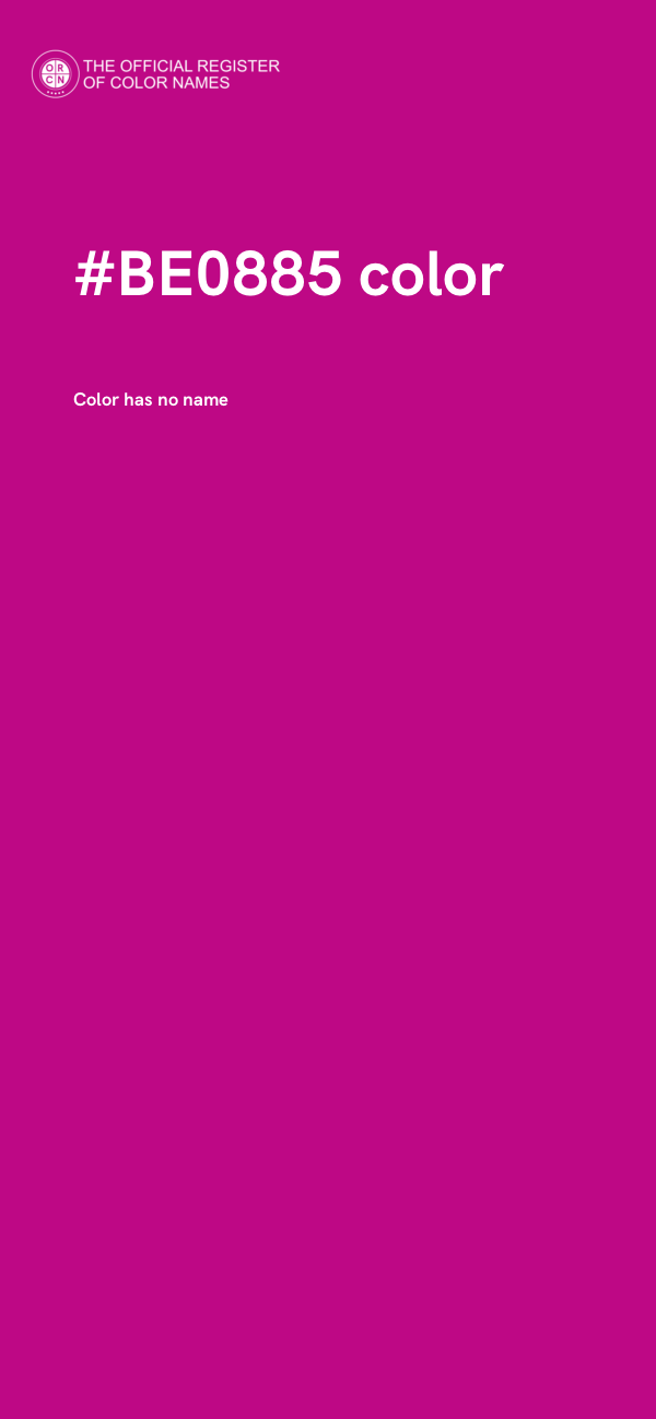 #BE0885 color image