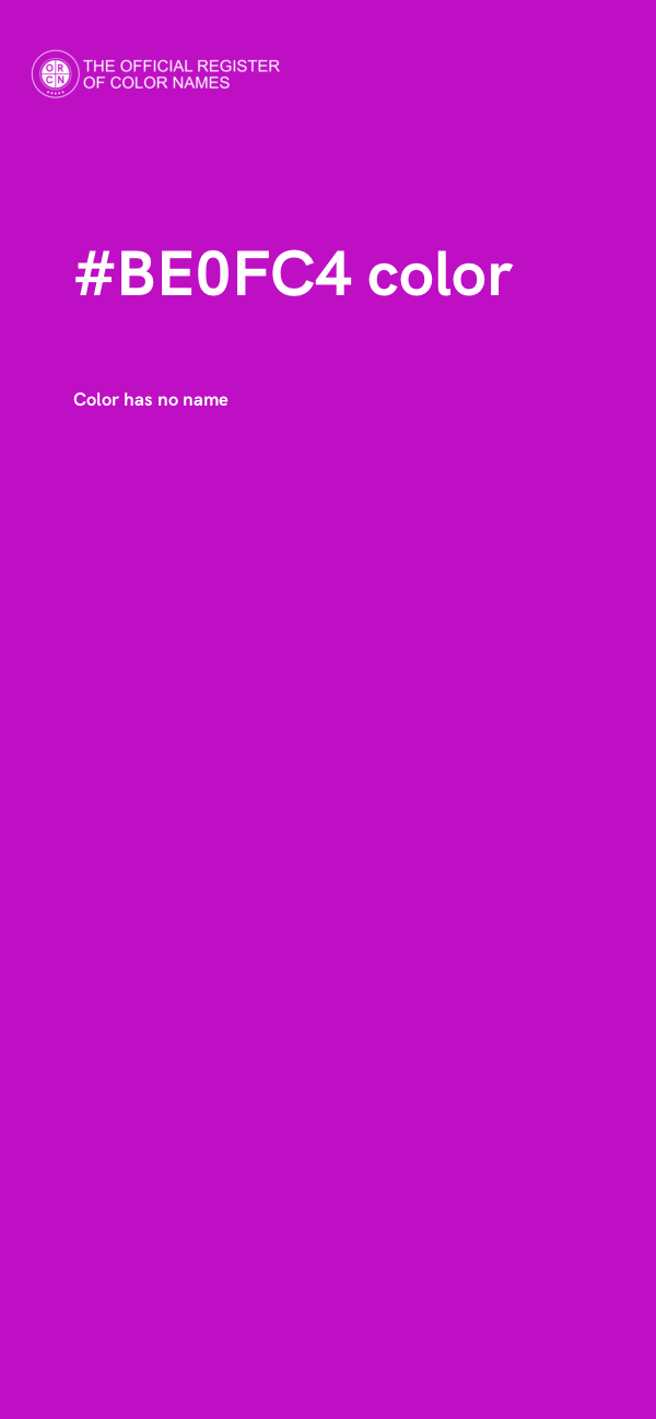 #BE0FC4 color image