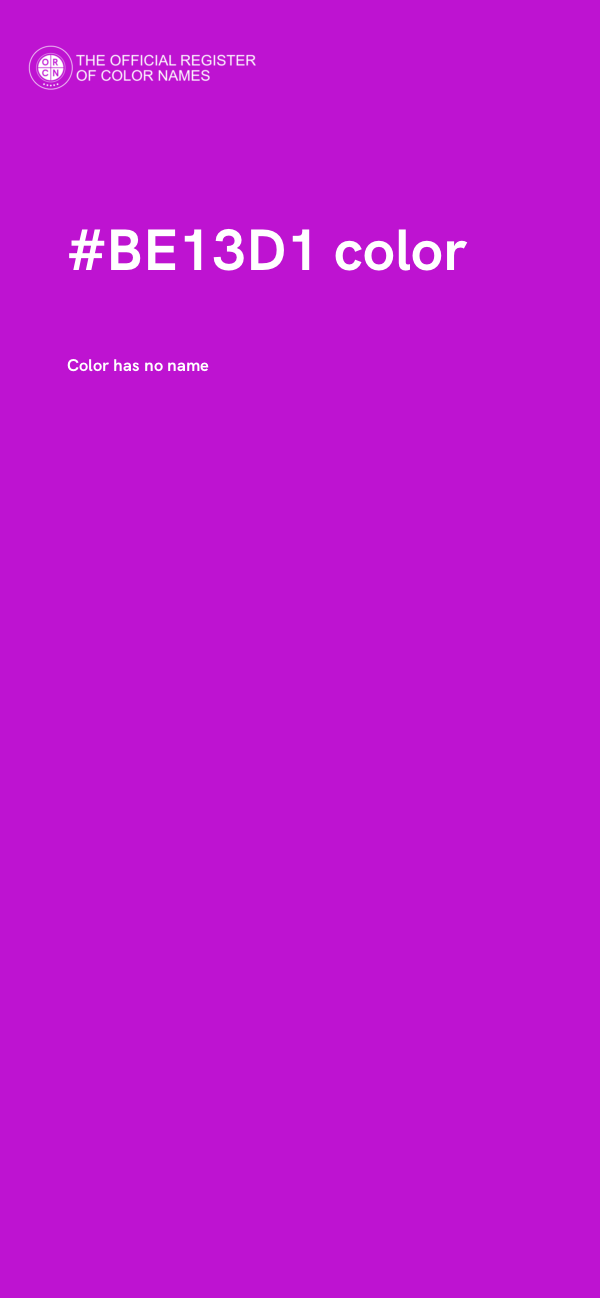#BE13D1 color image