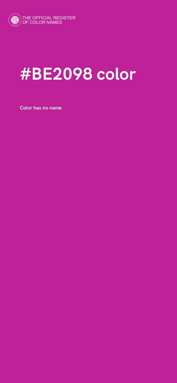 #BE2098 color image