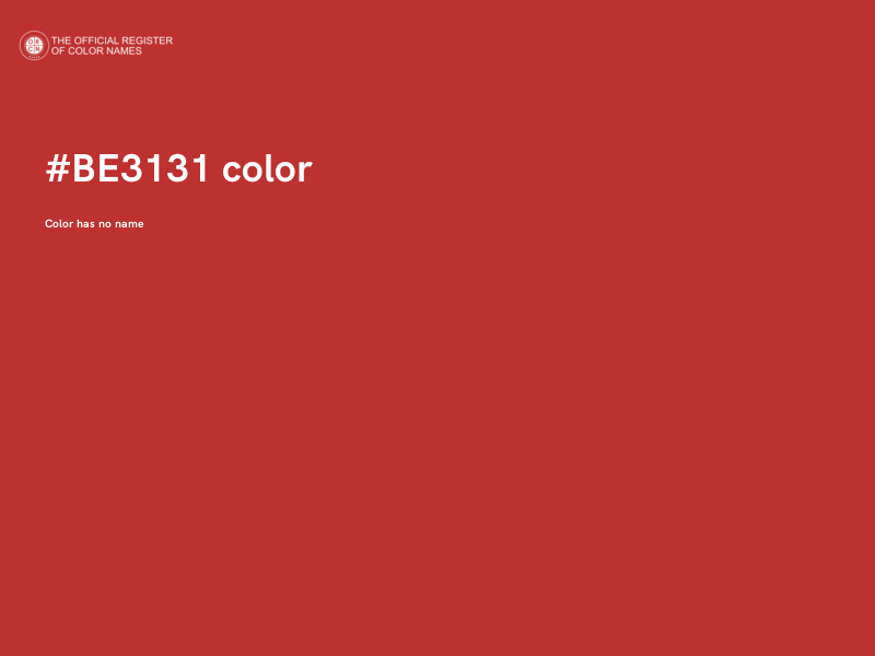 #BE3131 color image