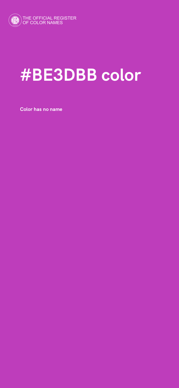 #BE3DBB color image