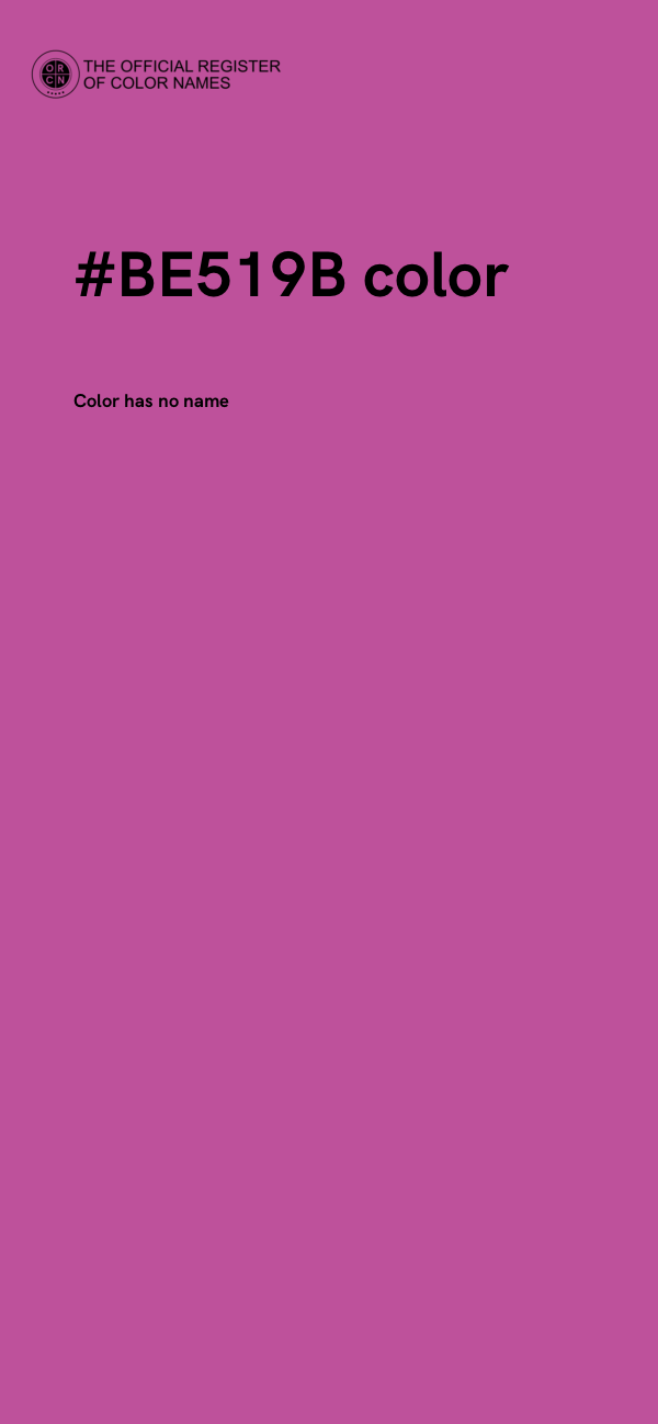 #BE519B color image