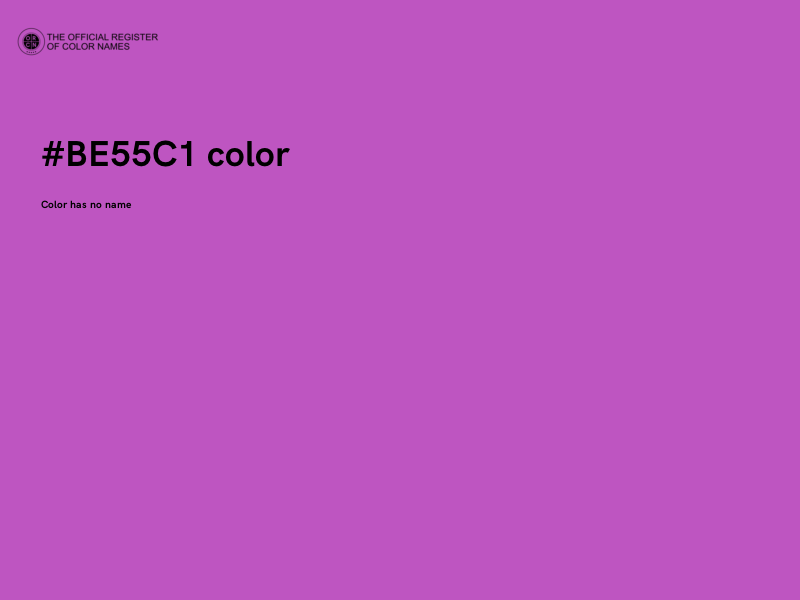 #BE55C1 color image