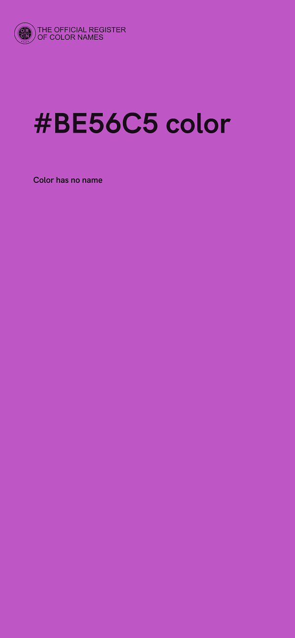 #BE56C5 color image