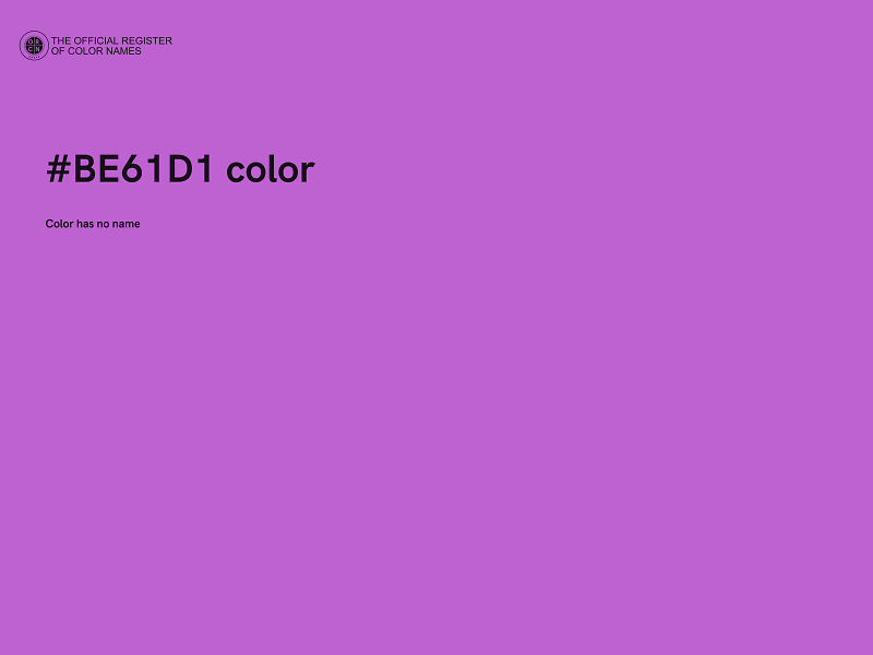 #BE61D1 color image