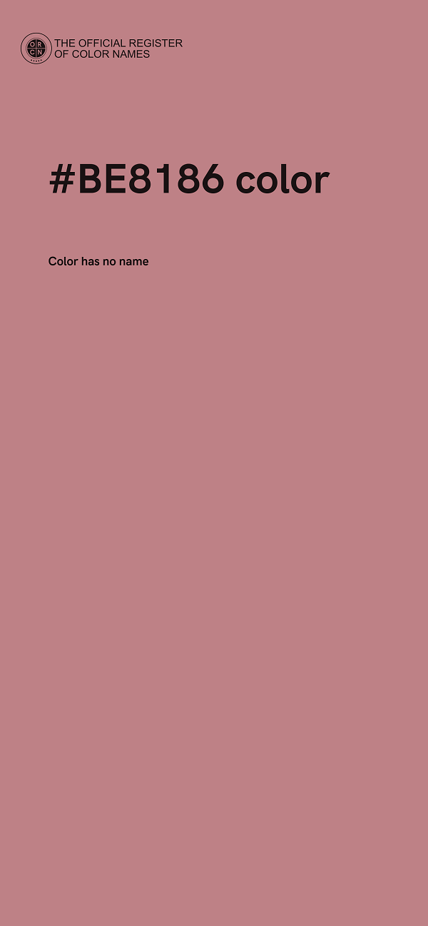 #BE8186 color image