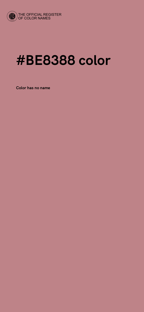 #BE8388 color image