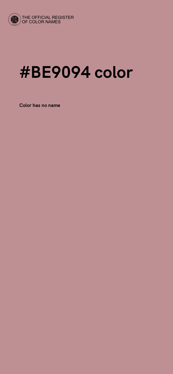 #BE9094 color image