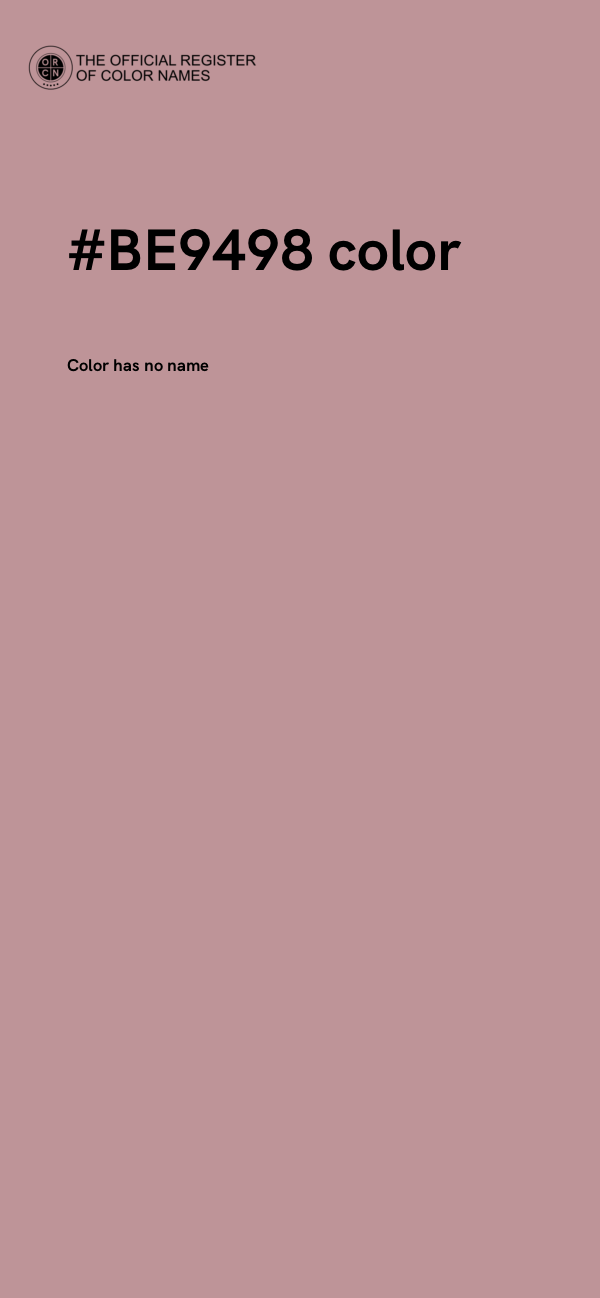 #BE9498 color image