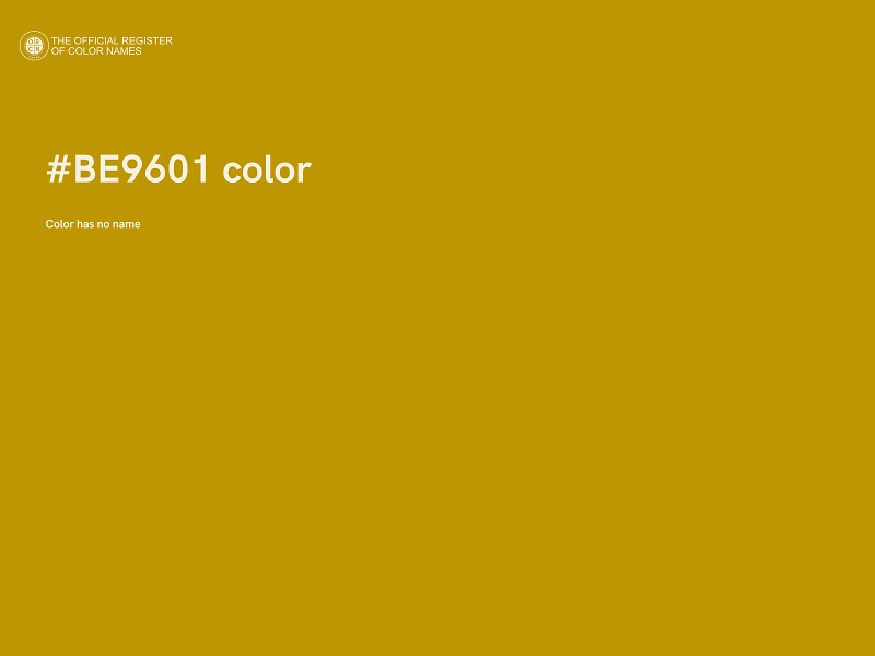 #BE9601 color image