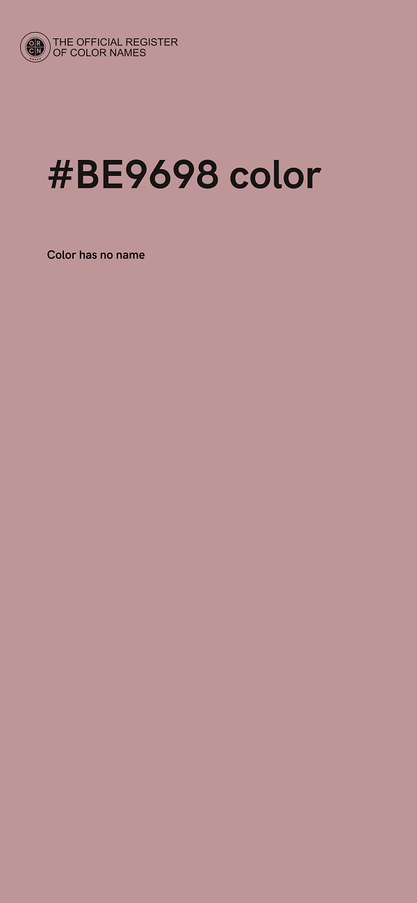 #BE9698 color image