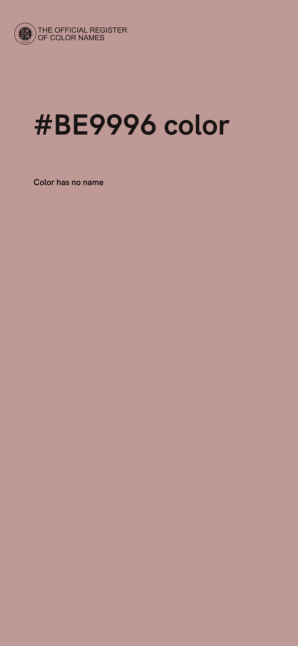 #BE9996 color image