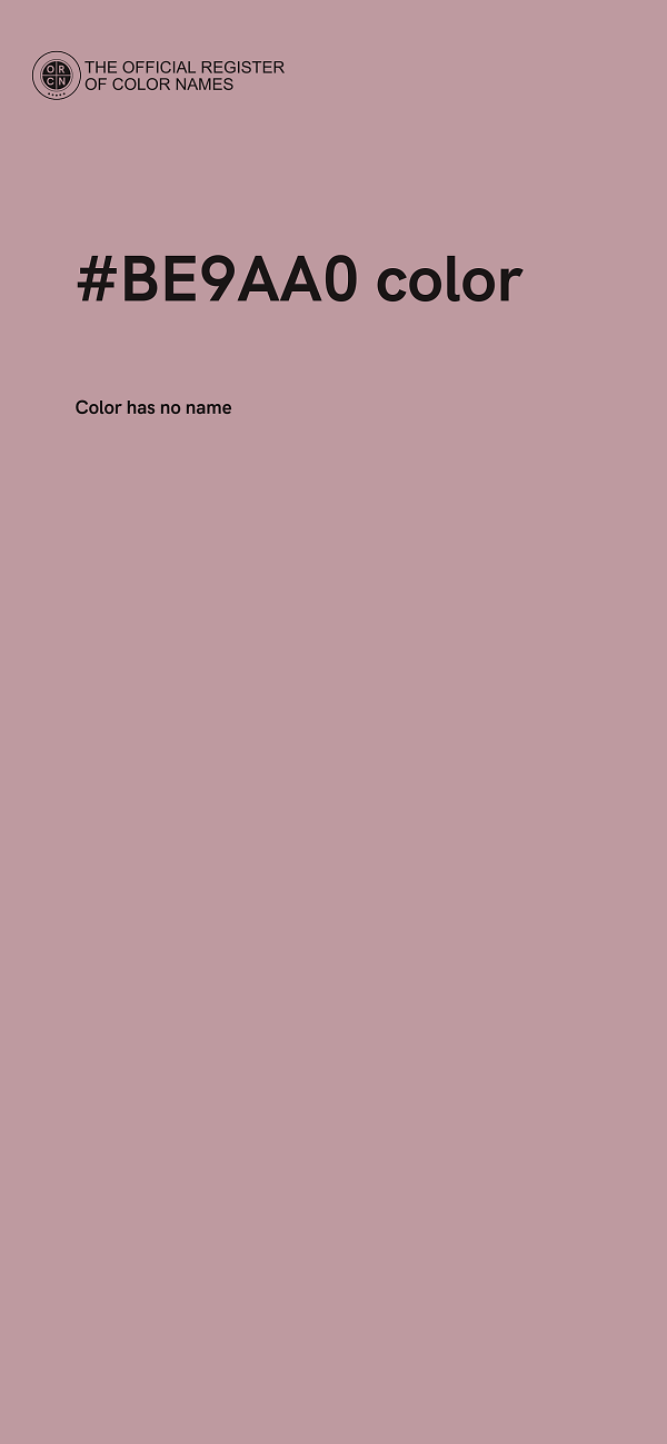 #BE9AA0 color image