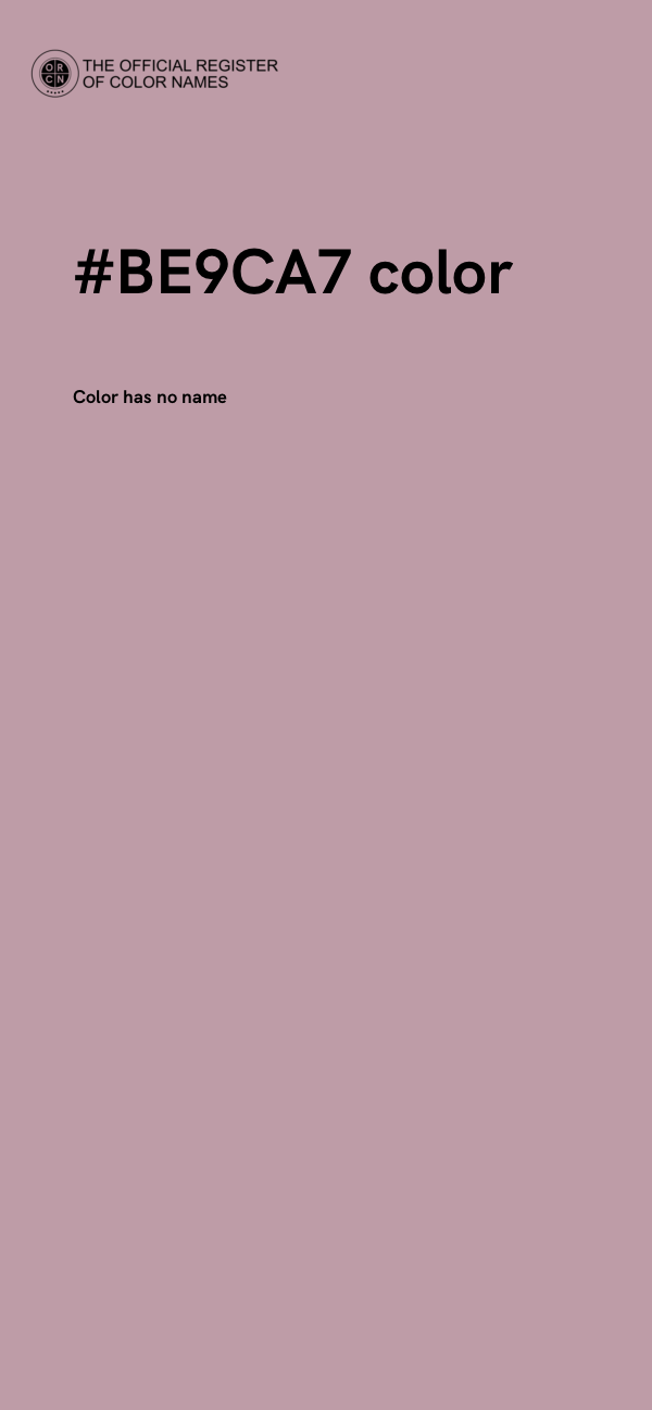 #BE9CA7 color image