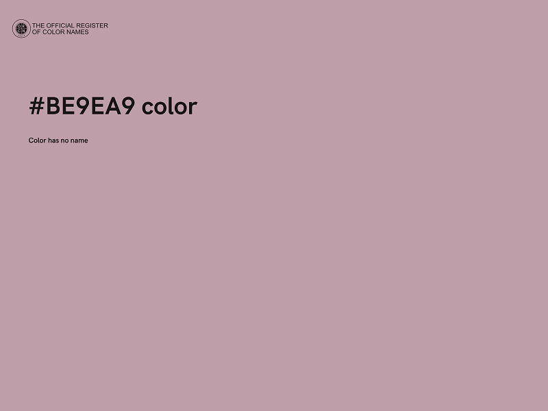 #BE9EA9 color image