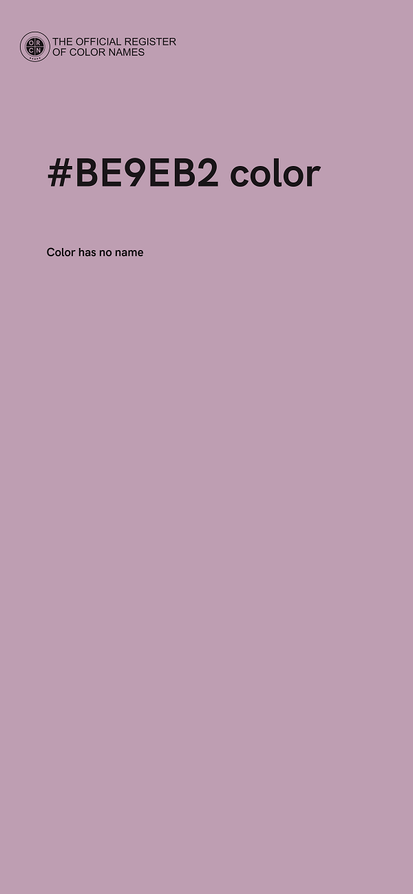 #BE9EB2 color image