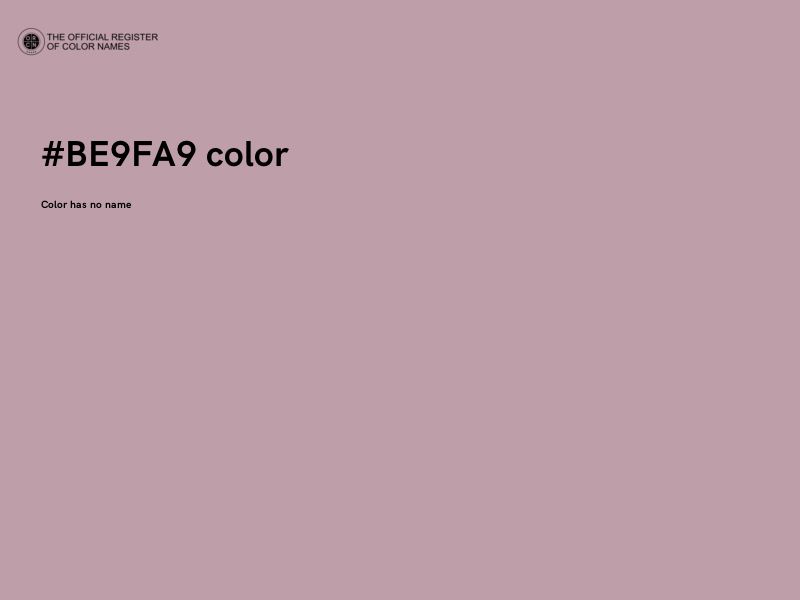 #BE9FA9 color image