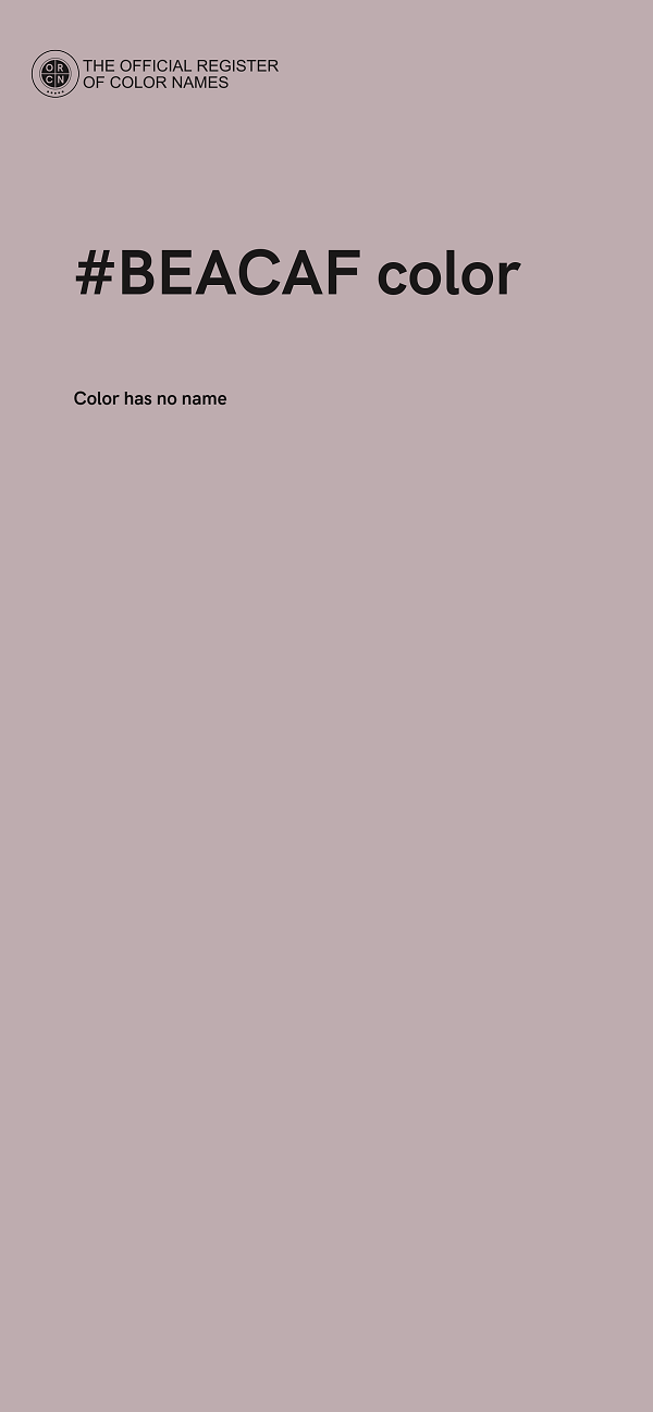 #BEACAF color image