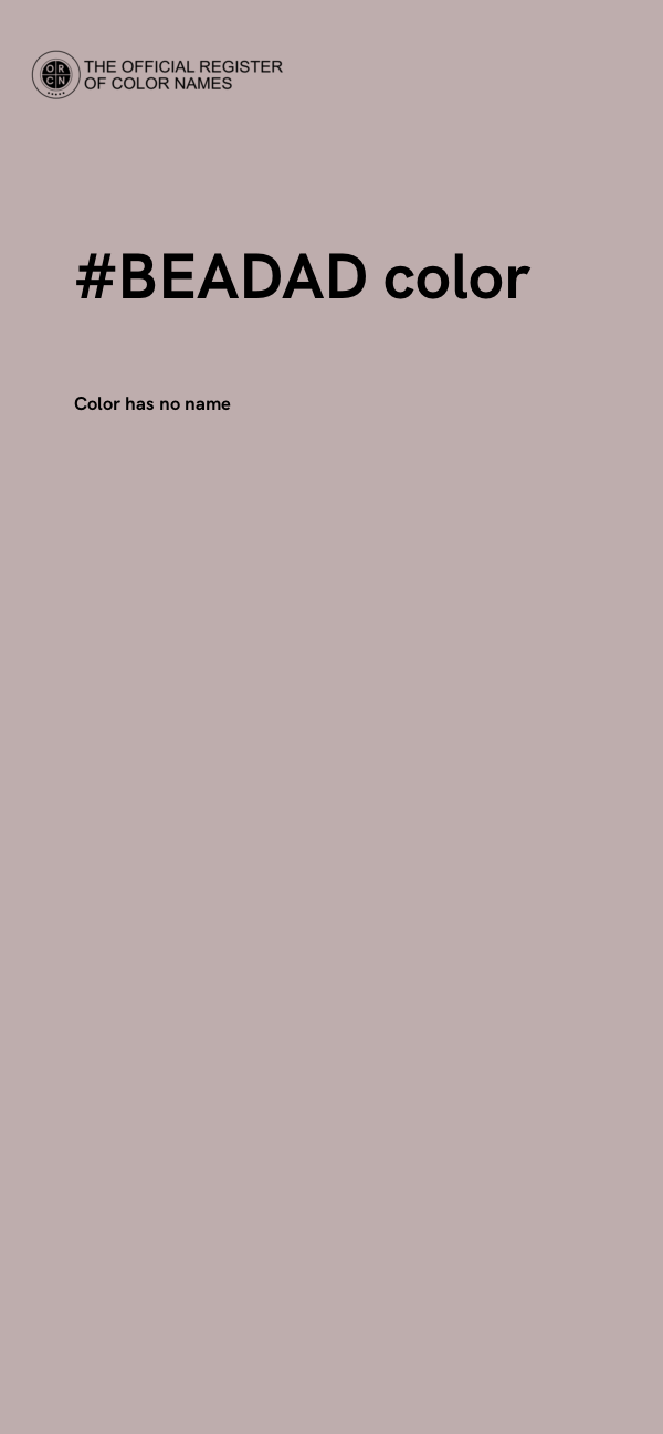#BEADAD color image