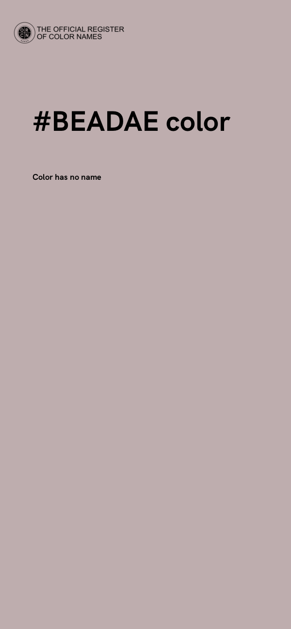 #BEADAE color image