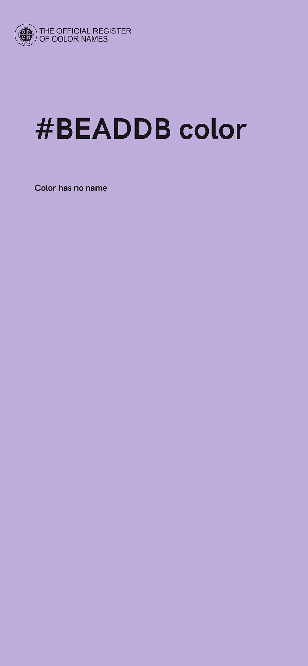#BEADDB color image