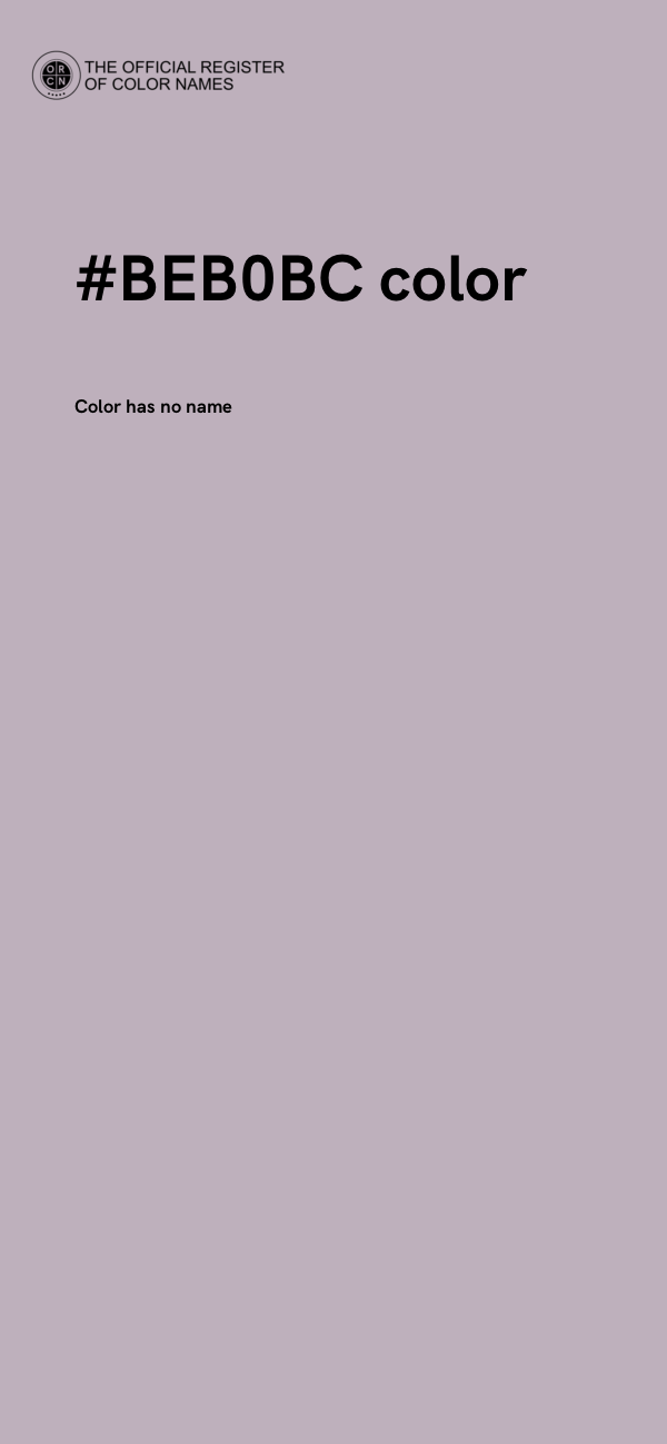 #BEB0BC color image