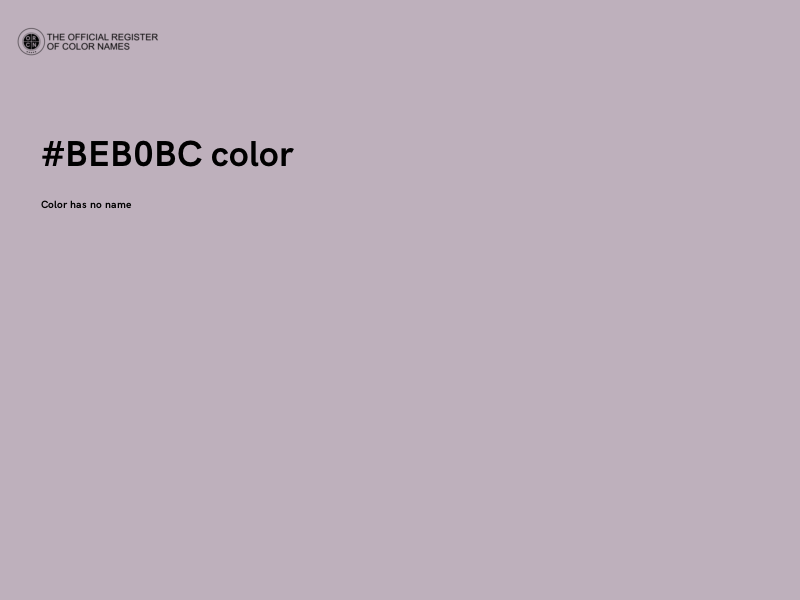 #BEB0BC color image