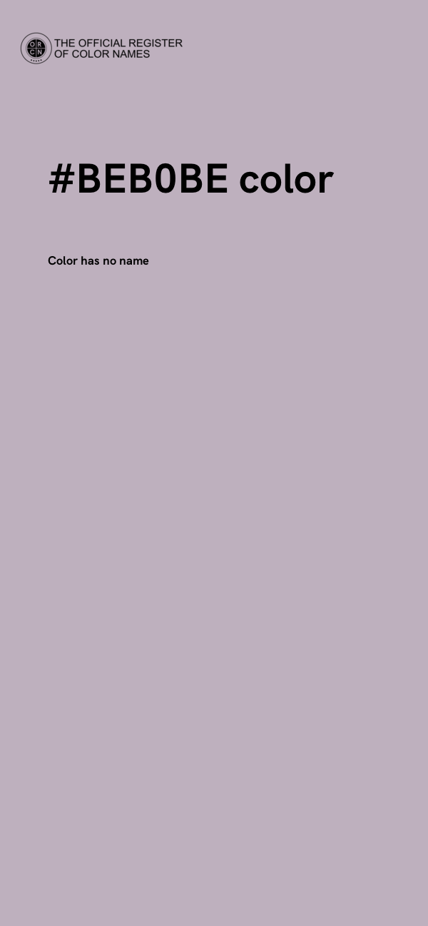 #BEB0BE color image