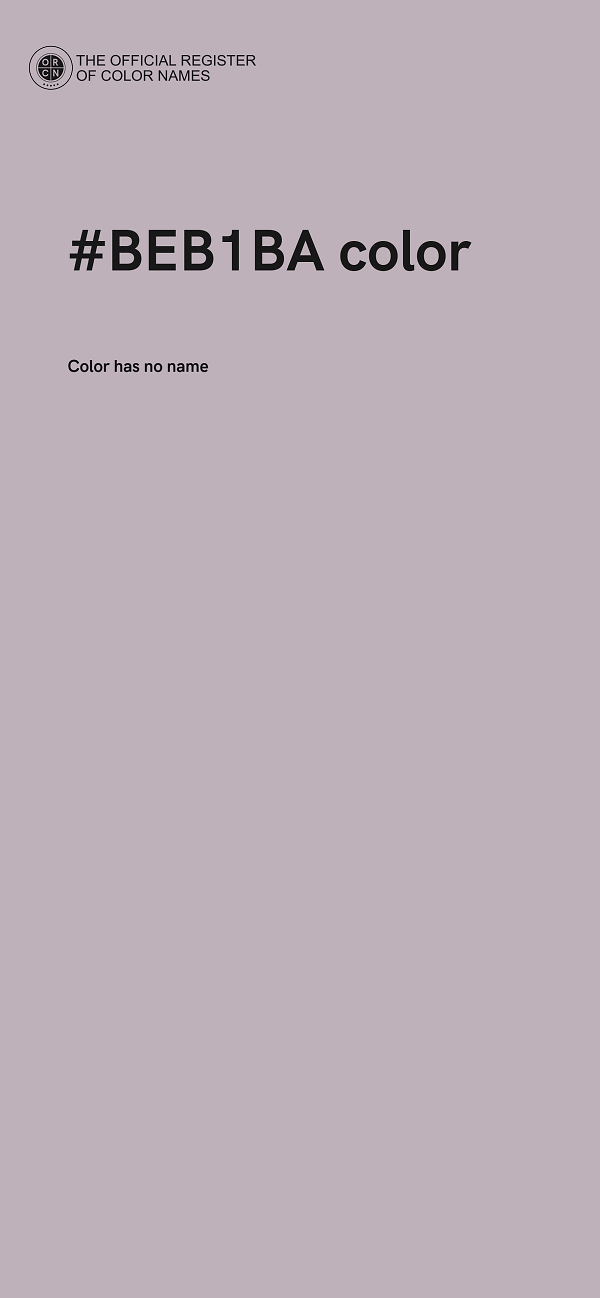 #BEB1BA color image