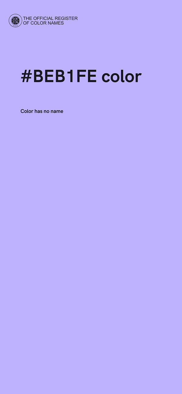 #BEB1FE color image
