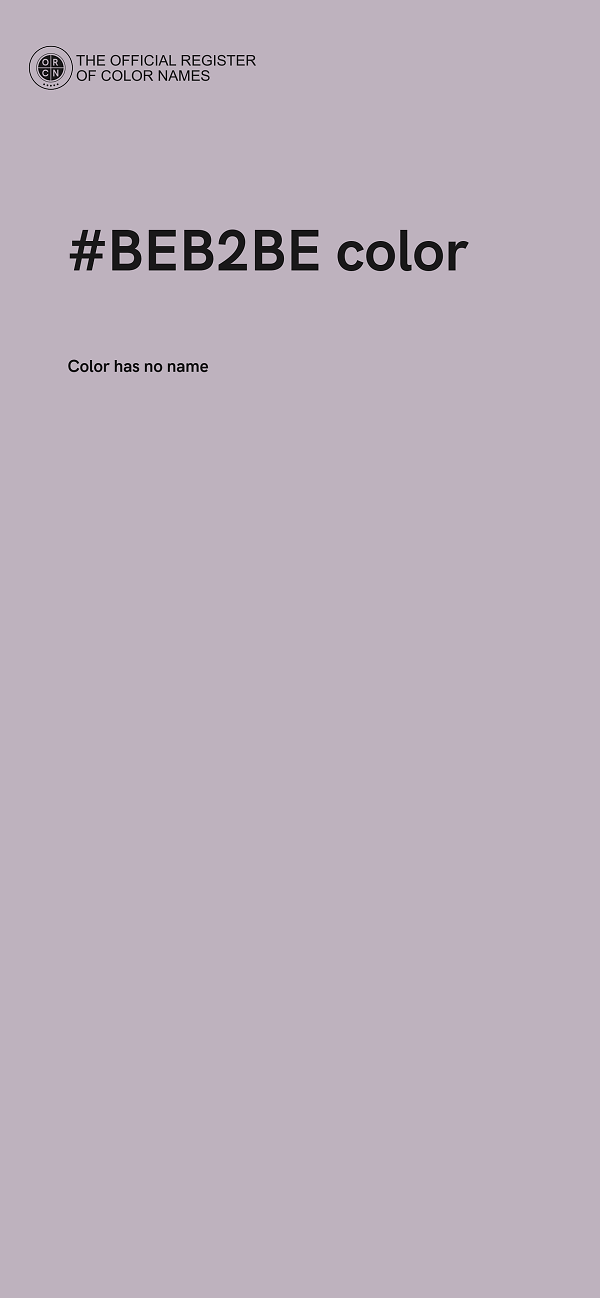 #BEB2BE color image